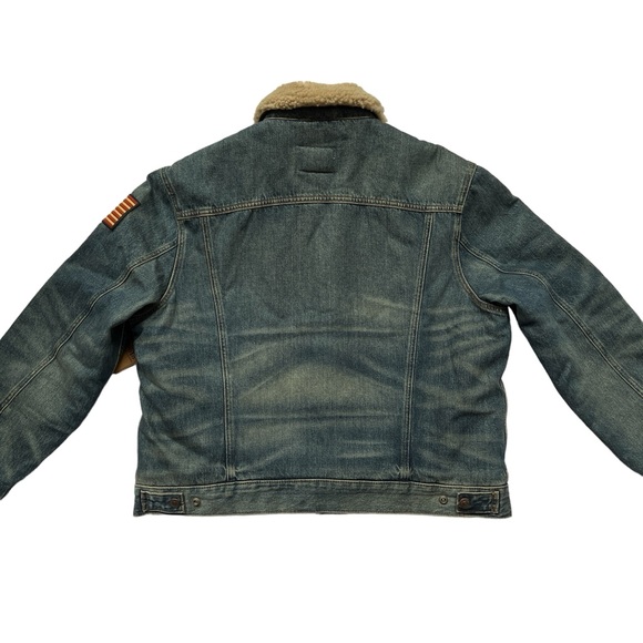 POLO RALPH LAUREN Mens Trucker Jacket Fleece Lined Size XL, XXL - Picture 6 of 12